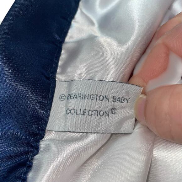 Bearington 18" Baby Lovey Lil Slugger Baseball Bear Snuggler Security Blanket - Picture 6 of 12